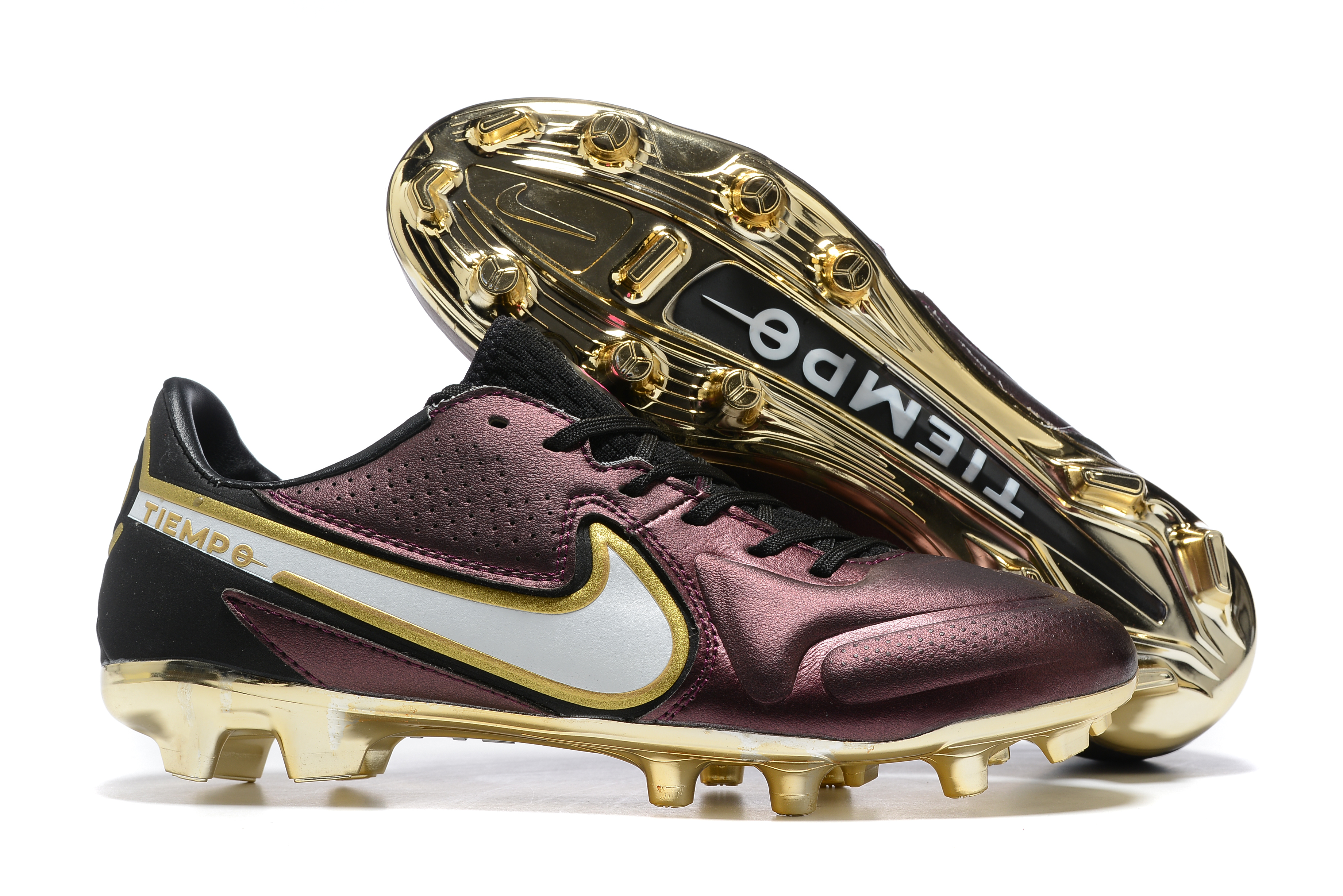 Nike Tiempo Legend 9 FG marrón blanco